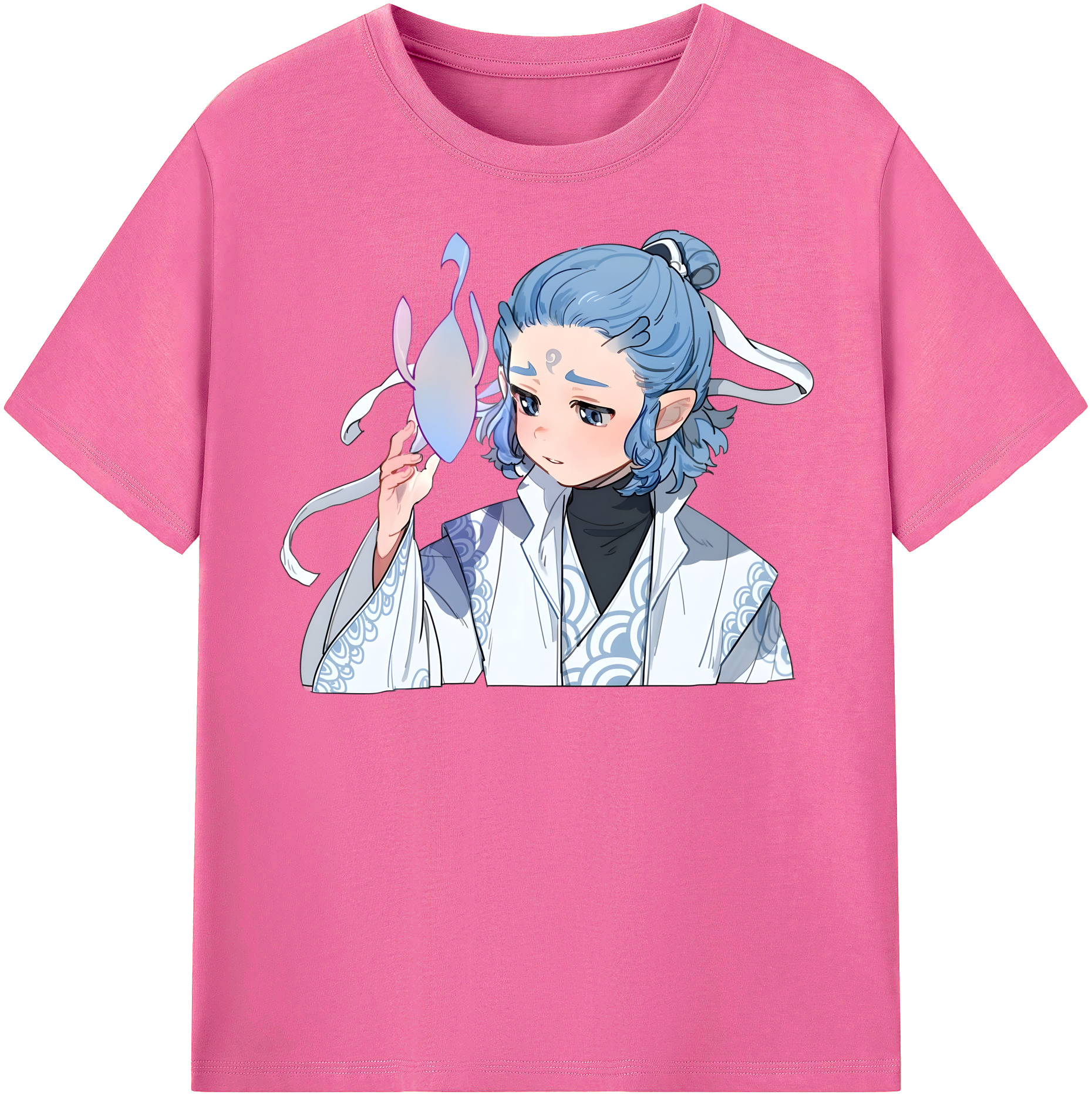 （画像用） Ne Zha 2 ナタ 魔童の大暴れ レディースカジュアルプリントTシャツ（綿100％）